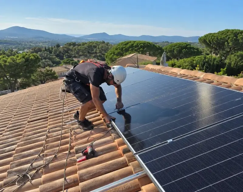 Installateur panneaux solaires Faucon — pose photovoltaïque sur toiture